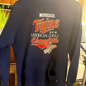 Vintage Minnesota Twins 1987 Championship Hoodie Size XL